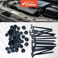 50-Pack Nylon Universal Buckle Clips Plastic Fasteners for Automotive Cable Management  Pek 50 Klip 