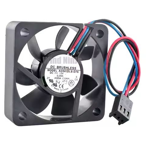 AD5012LS-D76 5cm 50mm fan 50x50x15mm DC12V 0.08A 3pin quite cooling fan for motherboard CPU