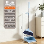 Jujiajia | Oversized Metal Spatula Broom and Dustpan Set