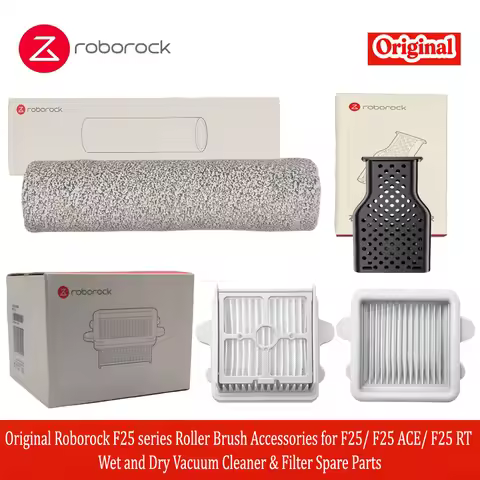 Original Roborock F25 / F25 ALT / F25 ACE / F25 RT Roller Brush HEPA Filter Spare Parts Optional