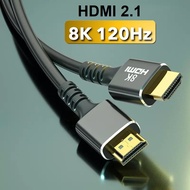 8K HDMI 2.1 Cable Gold Plated Ultra High Speed 48Gbps 3D HDR Dolby Vision eARC Dolby Atmos Laptop Mo