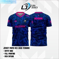 Latest PRX Paper Rex 2026-2027 Jersey PRX Game CSGO LOL Valorant Jersey Free Custom Nickname
