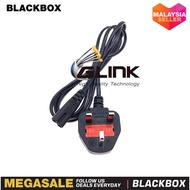 GLINK CB387 POWER CORD UK PLUG 2 Pin power adaptor compatible  PS3 / PS4 /PS5 / XBOX SERIES S / XBOX