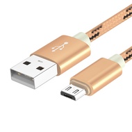 New 100% Apple 1M 2M IPhone Cable Data Lightning Nylon  USB Cable