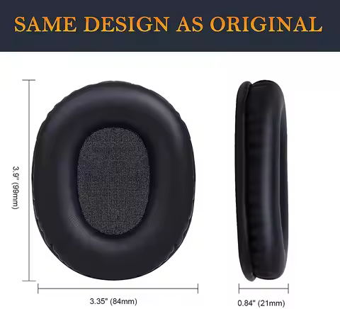 M50X Replacement, Earpads Compatible with Audio Technica ATH M50 M50X M50XBT M50RD M40X M30X M20X MS