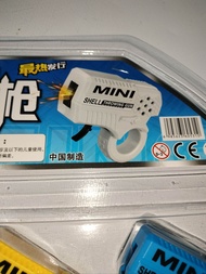 mini size shell throwing gun toys fidget finger tors stress release