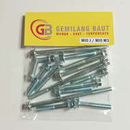 1 Set Baut Blok Cvt Mio J mIO m3 / Baut Blok CVT Yamaha Mio J Mio m3