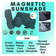 MAGNETIC SUNSHADE MODEL KIA  Forte Cerato K3 K5 Optima Picanto Rondo Sportage QL SL JF TF
