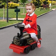 兒童可坐人小火車電動軌道車嬰兒3學步玩具溜娃4神器玩具