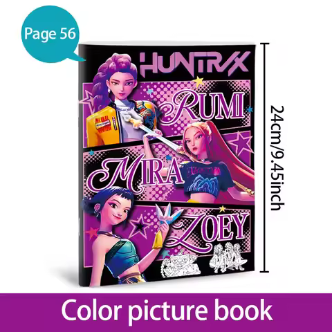 Surrounding Witch Hunt 56 page coloring book K-pop anime product sketchbook children's coloring book