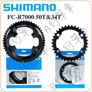 Ready Stock Original Authentic Shimano 105 FC-R7000 Chainring Set 50T & 34T Bicycle Large Disc Repai