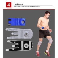 Bảo Vệ Đầu Gối Băng Quấn Bó Gối Silicon Thủ Môn Đá Bóng Cầu Lông Bóng Chuyền Tập Gym Thể Hình Aolike