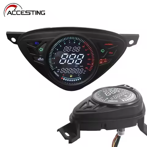 LCD Motorcycle LED Speedometer Digital Odometer for Mio 100 MIO SPORTY