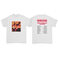 5 SECOND OF SUMMER - TOUR 2019 (Front and Back) / kaos band