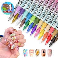 Nebaby Waterproof Nail Art Pen, 12 Colors Nail Art Pens Set,12 Colors Gel Pens,Nail Art Markers, Acr