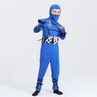 Boys Kids Children Ninja Costume Cosplay Assassin Japanese Samurai Warrior Fancy Birthday Party Dres
