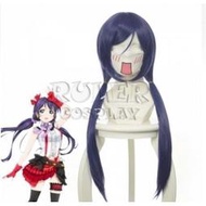 ☆米米動漫☆主宰者Love Live! 東條希混暗紫色cosplay高溫絲假髮348A
