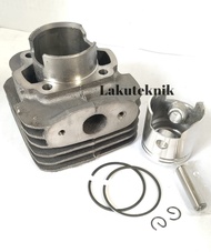 Foring Blok + Piston Set Genset 2Tak Yamaha ET950 Bensin Campur 500-900watt