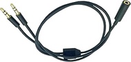 FENGHAISHUN 3.5mm 1 Female to 2 Male Stereo Headphone Audio Adapter Splitter 3.5mm TRS Y Splitter Ca