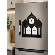 Ramadan Fasting Tracker |Premium Acrylic Refrigerator Sticker Board
