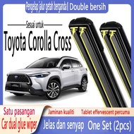 Toyota Corolla Cross Dedicated Wiper Corolla Cross (2021-2023) Double Rubber Strip Wiper Cartilage W