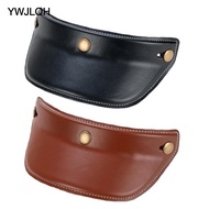 [YWJLQH] Helmet Visor Peak Shield Sun Shade Protector 3 Snap Button Sturdy Lightweight