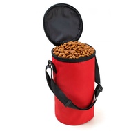 Portable Oxford Waterproof Pet Dog Bowl Cat Bowl Food Bag Dog Feeder Travel Food Bowl Dry Food Conta