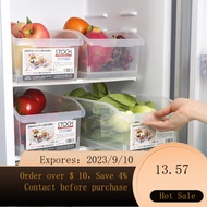 NEW Japanese-Style Drawer Refrigerator Storage Box Transparent Crisper Plastic Kitchen Food Fruit and Vegetable Egg Sn