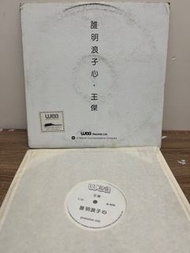 王傑 誰明浪子心 白版黑膠lp