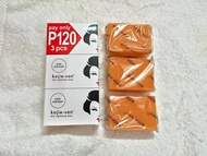 SET 3 SOAP XÀ PHÒNG TẮM TRẮNG VÀ XOÁ MỤN LƯNG KOJIE SAN (100GR x3)