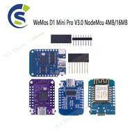 WeMos D1 Mini Pro V3.0 NodeMcu 4MB/16MB bytes Lua WIFI Internet of Things Development board based ES