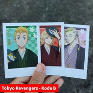 Polaroid Anime Tokyo Revengers - Mikey Draken Chifuyu Smiley