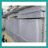 ➡ ✧ ◨ STEEL MATTING VERTICAL GARDEN MESH WIRE STEEL THICK WHITE STEEL MATTING