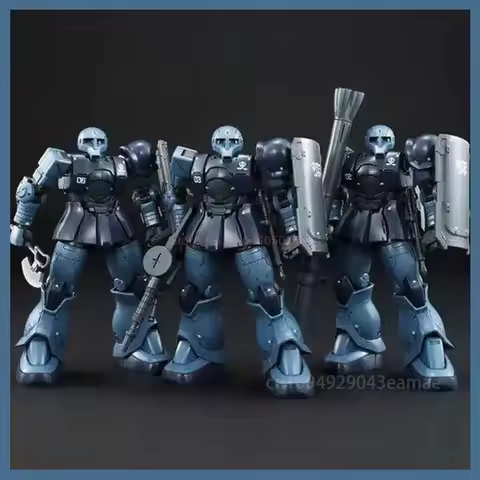 Hg 1/144 Gto Ms-05 Zaku Weimei Model 1 Black Tri-Stars Assembly Model Kit Action Fiugres Plastic Mod