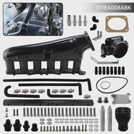 90mm Throttle Body & Intake Manifold Fuel Rail Fits for Nissan Skyline GTR R32 R33 RB26DET 2.6L Engi