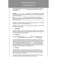 HOUSE RENTAL AGREEMENT