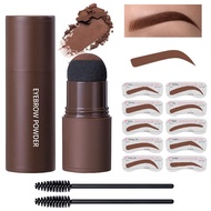 Eyebrow Stamp Stencil Set, Eyebrow Stencils Shaping Kit, Long-Lasting Eyebrow Pomade for Wn Girl, Cr