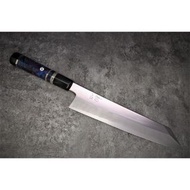 🇯🇵初心 鏡面 劍形牛刀 青二鋼 210mm 💓 紫穩定木 仿目丁 三銀卷 💓 日本高級廚刀