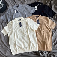 POLO#RRL Knitted Short Sleeve Polo