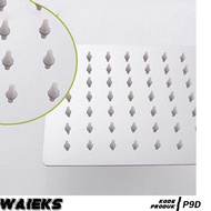 Special157 P9D BATHE PROJECT Shower Head Square Shape 8 Inch Stainless Steel - ADQ0098 - Silver