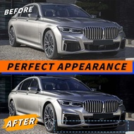FOR BMW 7 SERIES G11 G12 FRONT SPLITTER VALANCE LIP M PERFORMANCE GLOSS BLK 2019+