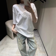 LF0O AC Style 2025 New Style 3D Embroidery 3D Three-Dimensional Letter Logo Men Women Couples Loose 