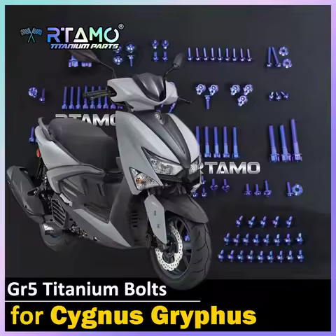 RTAMO Gr5 Titanium Bolts Body cover Front Fender Brake Disc ABS Line Front Caliper Hook Holder fit f