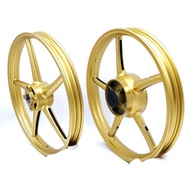 ENKEI SPORT RIM SP522 YAMAHA LC135 (DEPAN-1.4X17 / BELAKANG-1.60X17) (INCLUDE BEARING +BUSH )(GOLD)