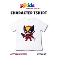 DEADPOOL X WOLVERINE 2 II CHARACTER TSHIRT II KIDS 2-10 Y/O TEENS 10-17 Y/0 II PJKIDS
