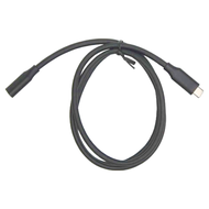 UGREEN 綠聯 USB-C 3.1/Type-C延長傳輸線 支援Thunderbolt3 雷電3 100W/10Gpbs 1m Black 1條