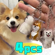 1-4Pcs Transparent Puppy Shaped Key Holder - Creative, Fashion, Funny - Lovely Gifs for Friends - Ba