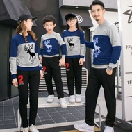 MERAH BPS Family 4in1 MOOSE Sweater deer red navy top only for children 5-6 years and 7-8 years coup