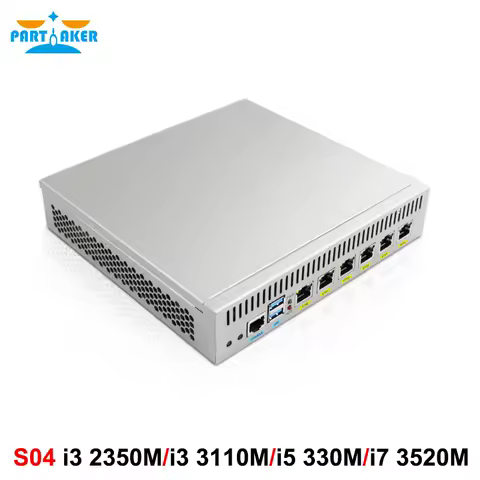 Firewall Appliance pfSense 6 LAN Router Intel Core i7 3520M i5 3320M i3 3110M i3 2350M Nics Mini Rou