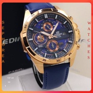 Casio edifice original quartz analog watch for men's/jam tangan Lelaki battery Watche